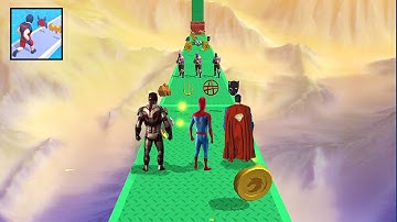 Superhero Run - Epic Run ​- All Levels Gameplay Android IOS Levels Part 4