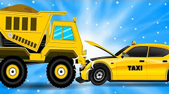 Taxi hits the Dump Truck | Car Repair | Cars Garage | Videos for Kids