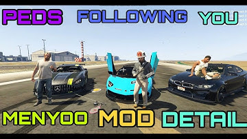 SPAWN PED FOLLOWING YOU IN CARS FOR MAKING STORIES LIKE YOUR FAV GAMER MENYOO MOD GUIDE [ GTA 5 ]