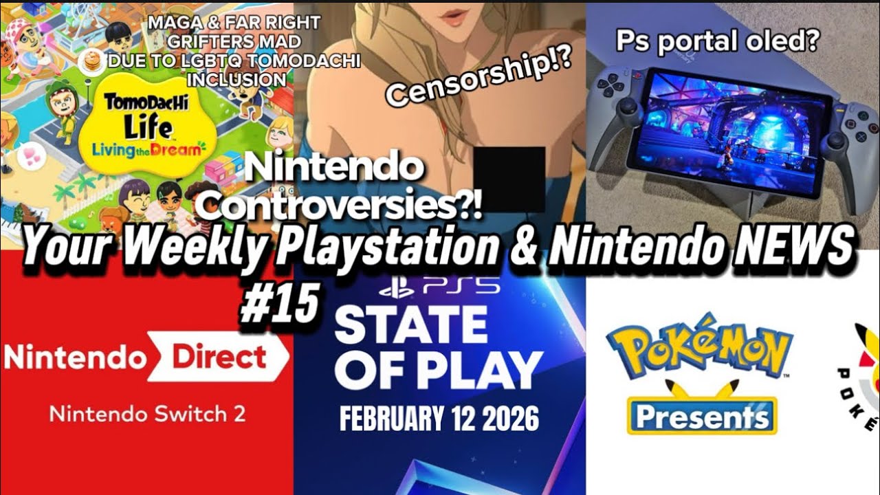 NINTENDO TOMODACHI & DISPATCH CONTROVERSY! , PS PORTAL OLED COMING? | Monday Gaming News #15