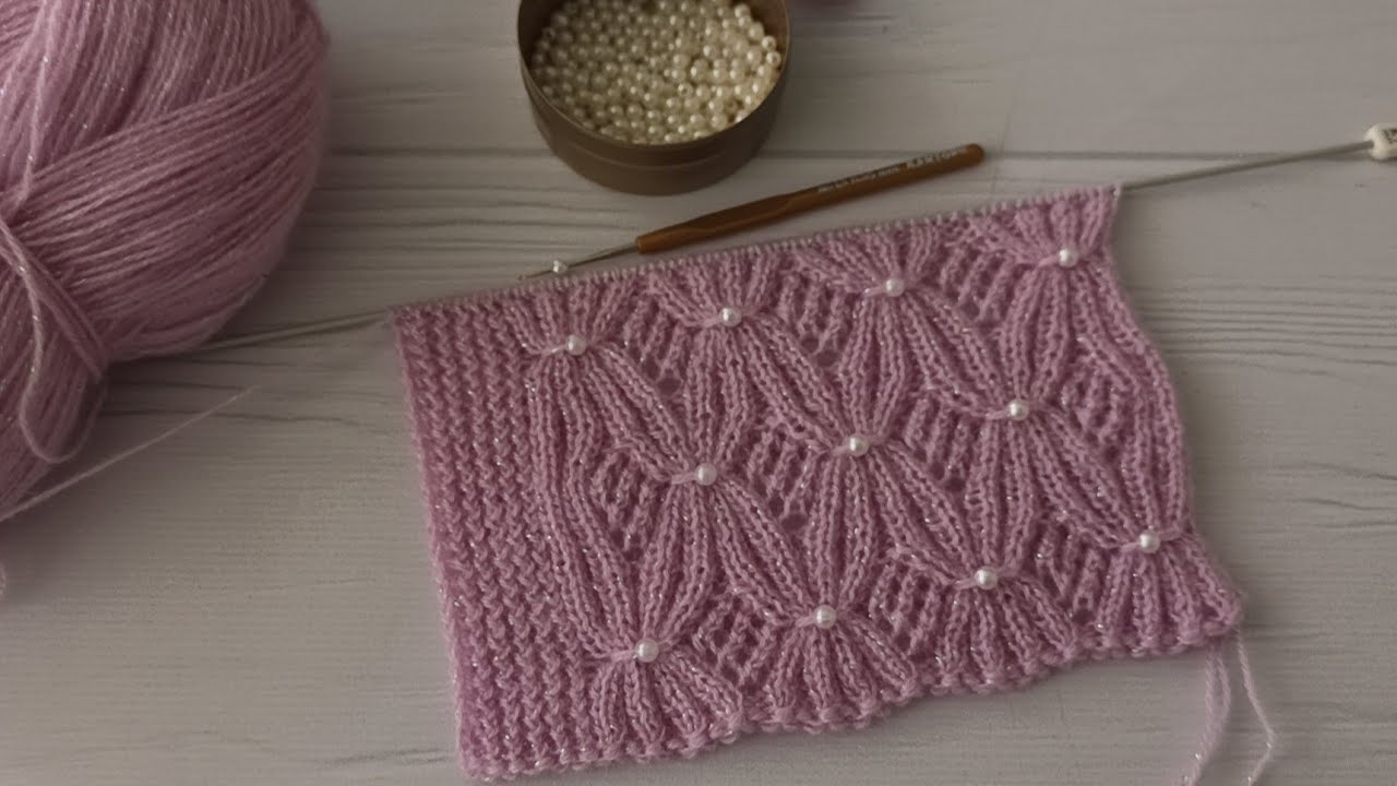 İnci Taneleri Örgü Modeli / İki şiş örgü modelleri / knitting crochet