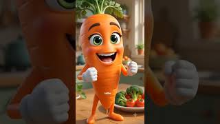 wortel... #gemini #facts #ia #animasi #food #cartoon #sorotan #animation