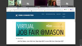 Virtual Job Fair @Mason Employer Webinar