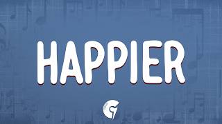 Olivia Rodrigo - Happier (Lyrics)
