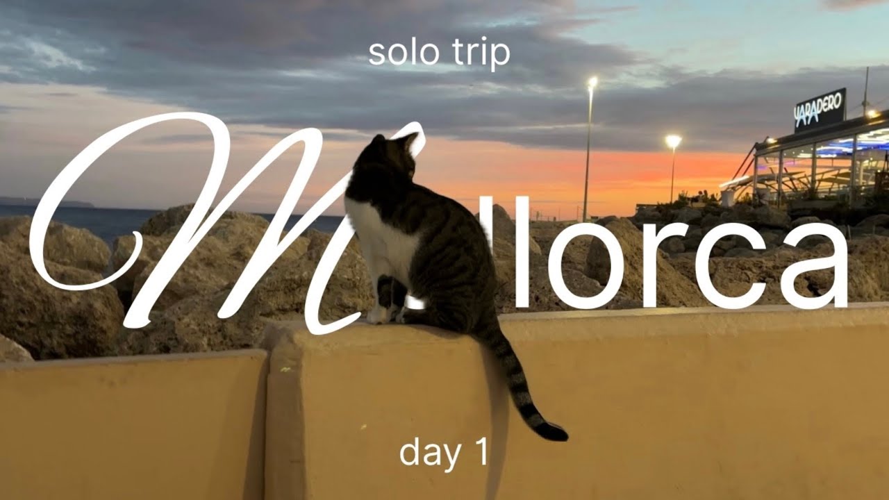 【EN】1泊2日マヨルカ島ひとり旅🇪🇸 秋めくウィーンから太陽が輝く夏の島へ