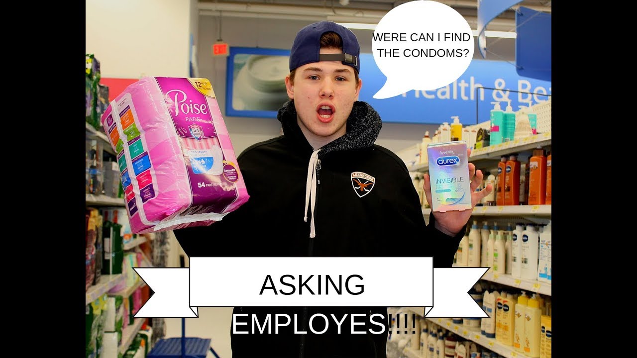 ASKING WALMART EMPLOYEES ( WHERE ARE THE CONDOMS?) YouTube