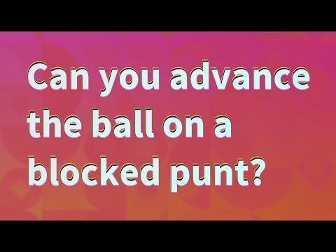 Vídeo: Por que você não pode avançar um punt abafado?