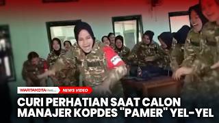Curi Perhatian Momen Aksi Calon Manajer Kopdes Teriakan Yel-yel 'Jiwa Korsa'