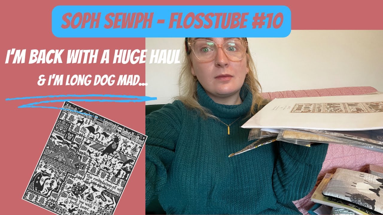 FlossTube #10 - I'm back with a huge haul & I am Long Dog Mad #longdog #haul