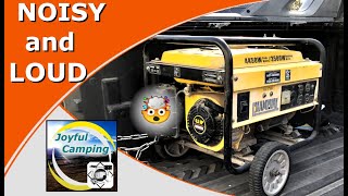 Generator Noise Test While Camping (Quiet Box Style) --- Joyful Camping