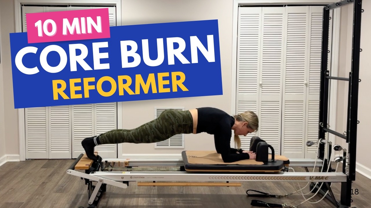 Pilates Reformer Core Burn | 10-Minutes | Intermediate | #227 - YouTube