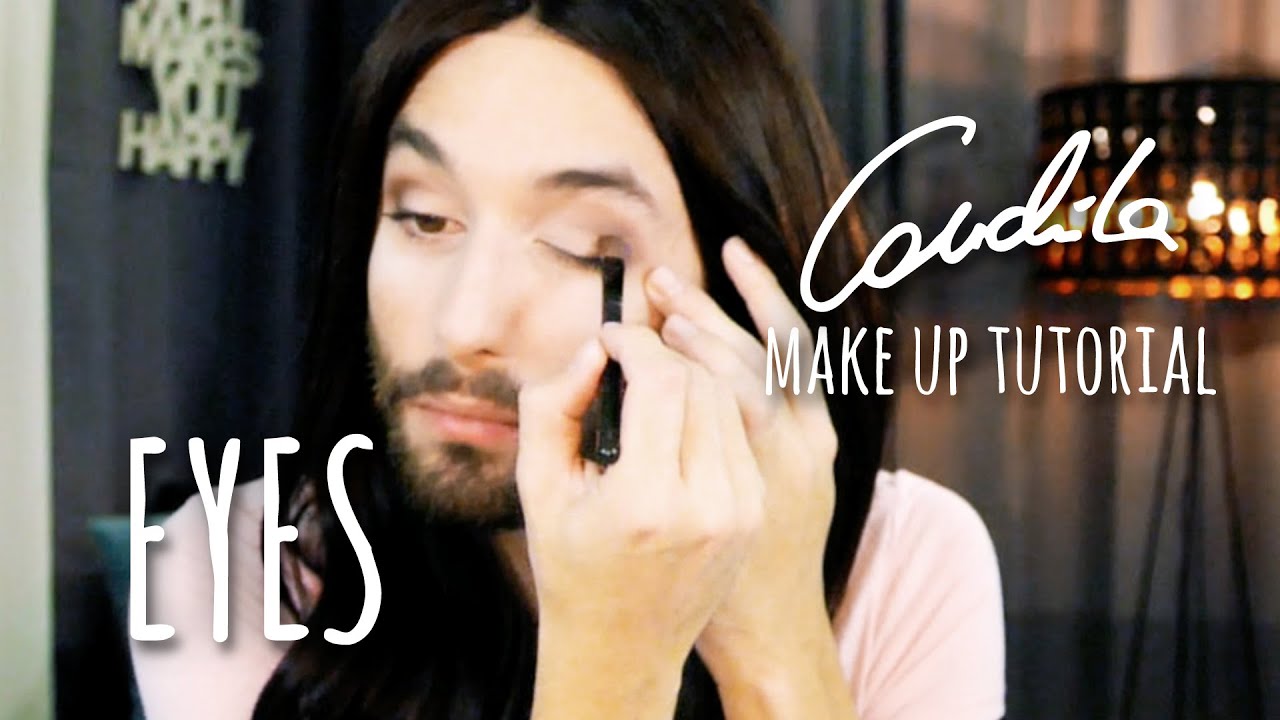 Conchita Wurst - Make Up Tutorial: Eyes ('15, part 1)