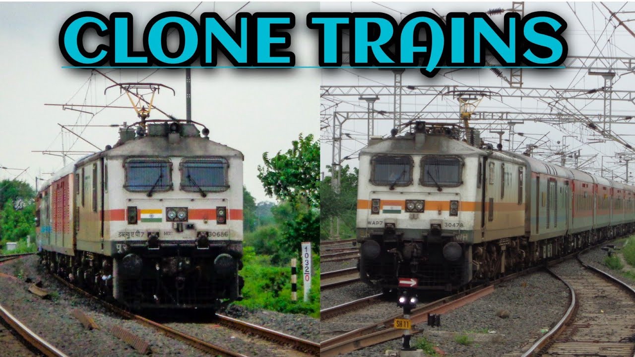CLONE TRAINS | ORIGINAL TRAINS VS CLONE TRAINS | INDIAN RAILWAYS | 