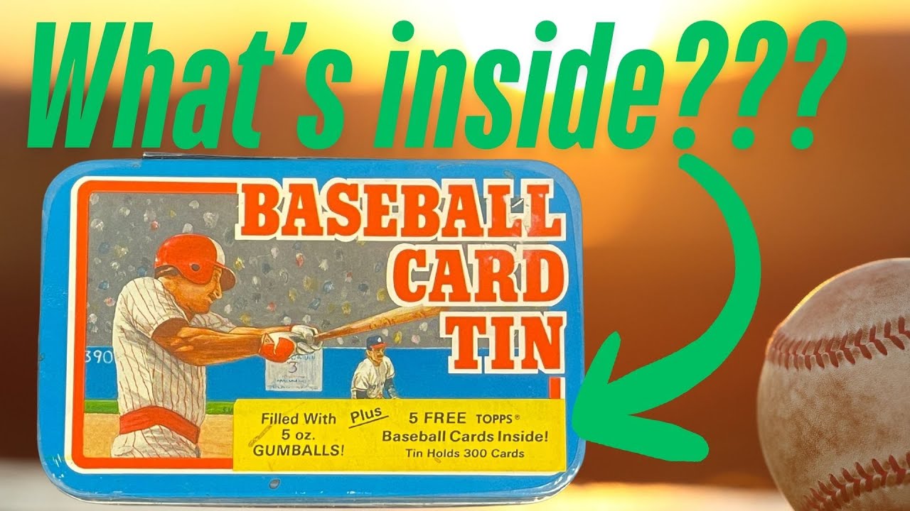 Vintage Tin Baseball CARDS and Gum - plus some Wax Packs! - YouTube