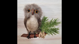 Needle Felting for Beginners: Woodsy Owl - Short Version!