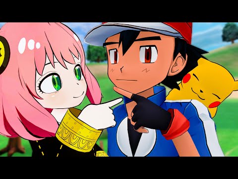 E se a Anya fosse uma TREINADORA POKÉMON? no Spy x Family