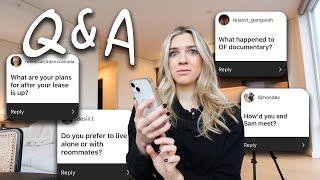 finally answering your questions: how I met my boyfriend, moving plans, living alone!