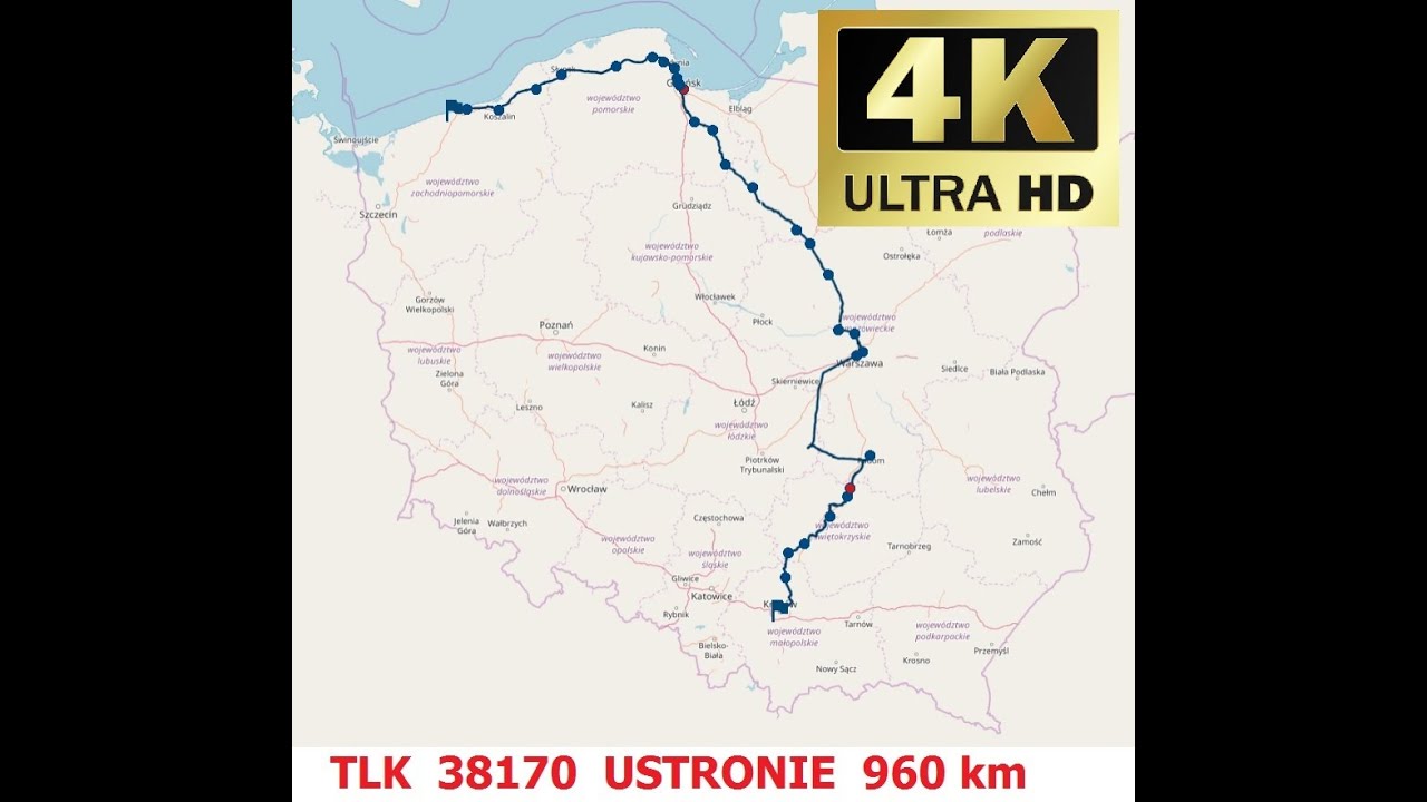 TLK 38170 USTRONIE nocny szlak  prawie 1000 km w wagonie sypialnym BAUT 86