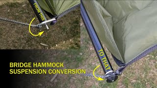 Convert Your Bridge Hammock From Metal Hardware to Bridge Buttons