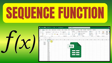 How To Use Sequence Function In Excel #excelshortcuts #excel #exceltips