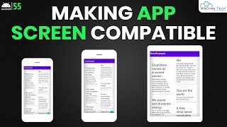 Making App Screen Compatible in Android Studio | Support Multiple Screen Sizes screenshot 5