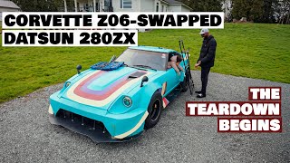 パーフェクトキュー Corvette Z06-Swapped Datsun 280ZX Build Part 2 - The Teardown