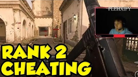 RANK 2 CoD STREAMER CAUGHT CHEATING!