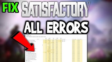 Satisfactory – How to Fix All Errors – Complete Tutorial