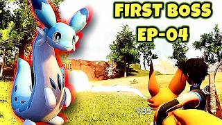 FIRST BOSS FIGHT 😱 | Chillet Battle Begins 🔥 | Palworld Episode 4
