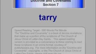 LDS D&C 7 - Doctrine and Covenants Section 7 - www.publishpeace.org