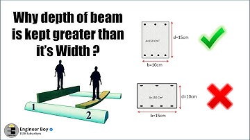 Beam depth - why beam has more depth - construction- engineer boy- engineering