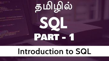 SQL in Tamil | By Guhan Ganesan |  Introduction to SQL  Part 1 | SQL Training in Chennai | Payilagam