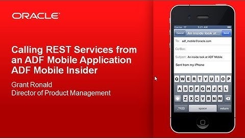Calling REST services from an ADF Mobile Application