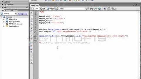 Ders 52   Mysql Server Veri Tabani Bağlantısı