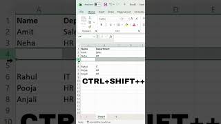 Right click → Insert? ❌ Excel ka fastest row insert shortcut 👇#excel #exceltips #exceltricks #viral