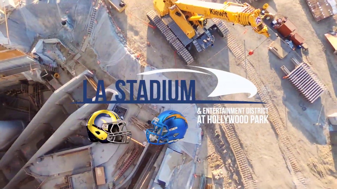 LA Stadium - Rams & Chargers New Stadium [Drone Tour] | March 17, 2019