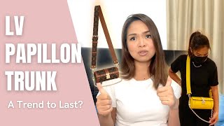 Louis Vuitton 2021 Papillon TRUNK Limited Edition Monogram w Strap Unboxing  #luxurypl38 