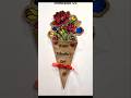 blinkit bag bouquet 💐 | valentine's bouquet from blinkit bag #youtubeshorts #shorts #diy