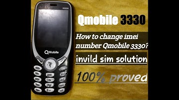 Qmobile 3330 imei Change Code 100% Real Code Without Box