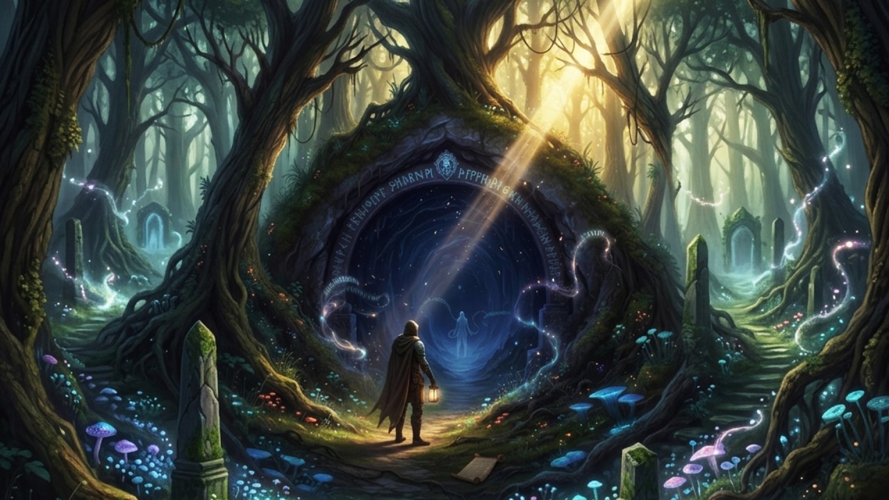 The cave in the woods