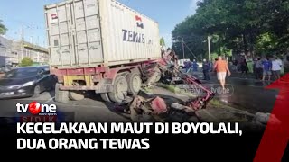 Kecelakaan Truk Alami Adu Banteng, Dua Orang Tewas | Sidik Jari tvOne