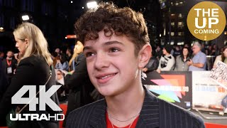 Noah jupe on le mans '66 (ford v ferrari), christian bale, matt damon,
car racing at london film festival premiere interviewer: sarah
bradbury video: marta s...