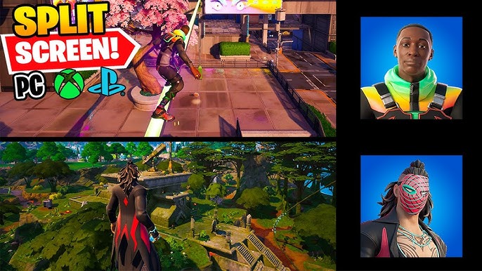 How To SPLIT SCREEN on Fortnite Chapter 3 Season 2! (PS/Xbox/PS