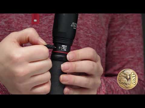 asp triad usb led rechargeable flashlight DF using the supplied cord ASP Triad USB Rechargable LED