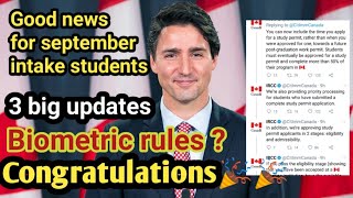 3 big updates from canada |biometric update for students|vfs update|canada visa update