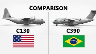 Comparison of the brazil Built C390 and USA built C130