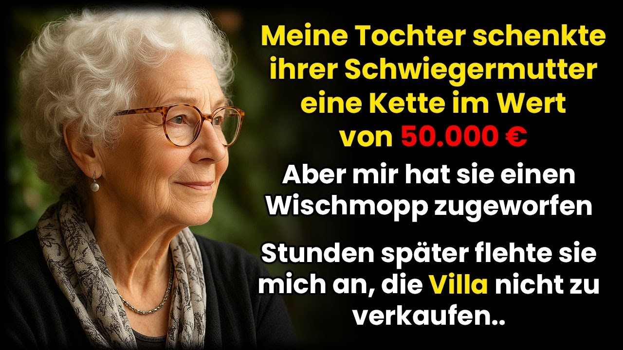 Meine Tochter schenkte ihrer Schwiegermutter eine Kette, doch ich bekam einen Wischmopp!