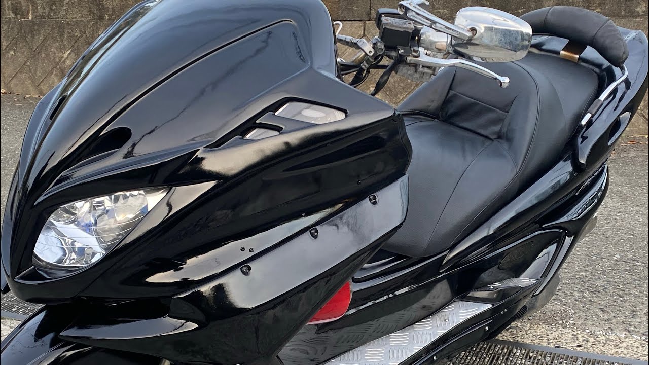 【値下げ致しました】マジェスティC250 実動車 SOLD] 90,000 yen Majesty C250 Black, Fully Customized - YouTube