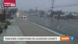 Tracking wintry conditions in Loudoun County