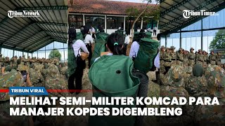 Pakai Seragam Militer, dari Barak ke Meja Kerja Pelatihan Komcad Calon Manajer KDMP